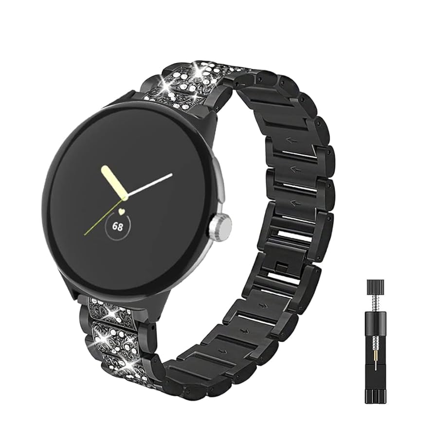 ✨新品電池★極美品✨セイコー✨3連ワイヤーマルチカラーストーン　バングルウォッチ Amazon.co.jp: [AiMaoo] バンド Google Pixel Watch 3 41mm